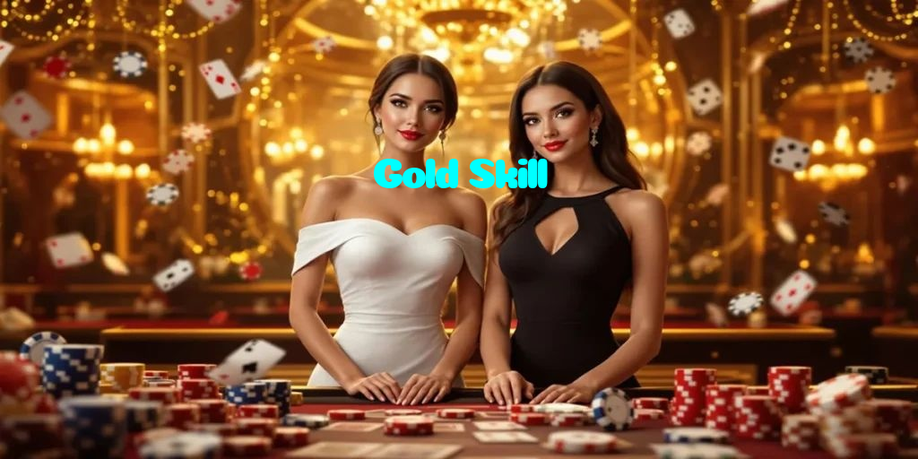Gold Skill casino presented on mobile device in Pakistan with slots and live games